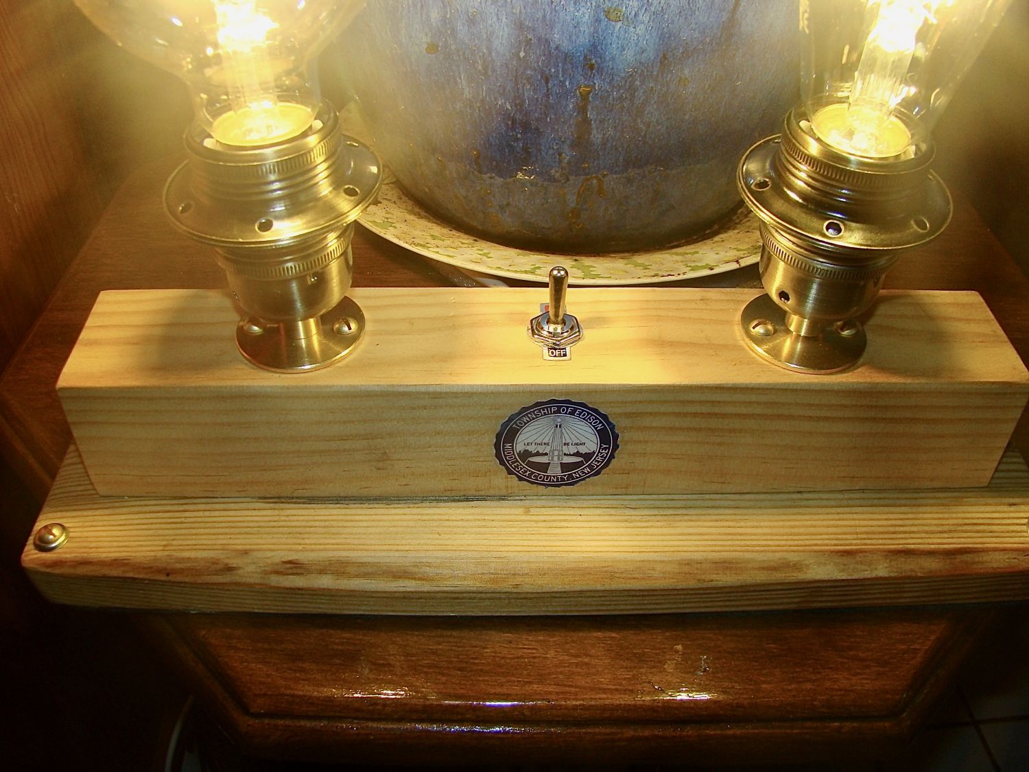 Candeeiro EDISON estilo steampunk 