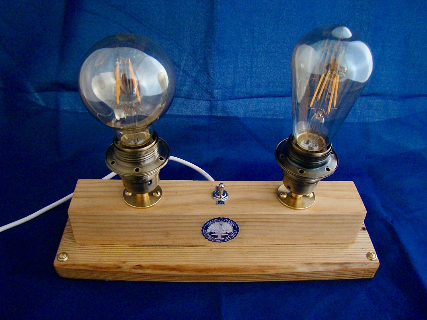 Candeeiro EDISON estilo steampunk 