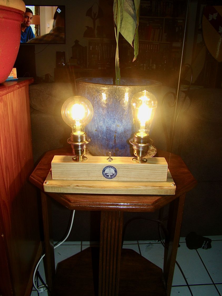 Candeeiro EDISON estilo steampunk 