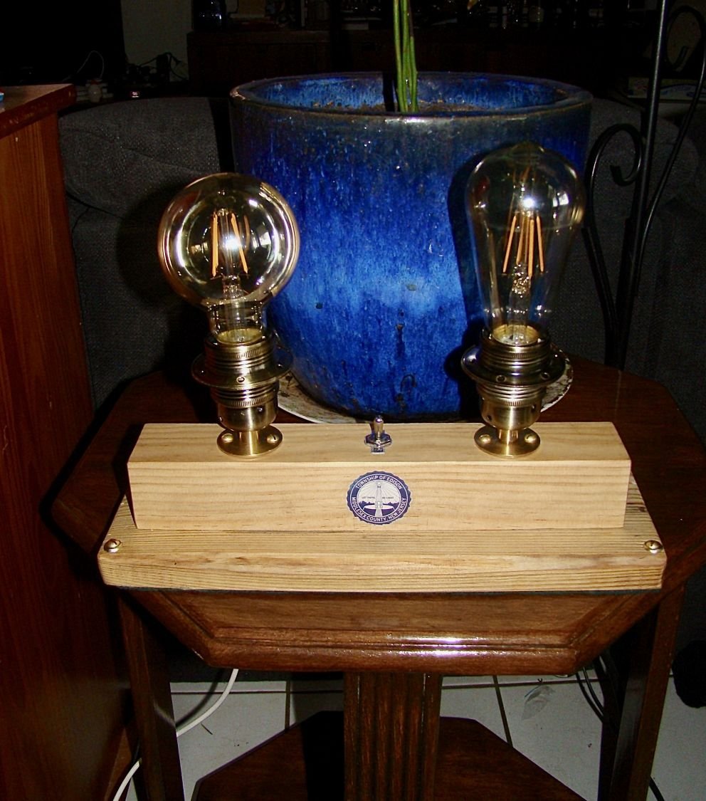Candeeiro EDISON estilo steampunk 