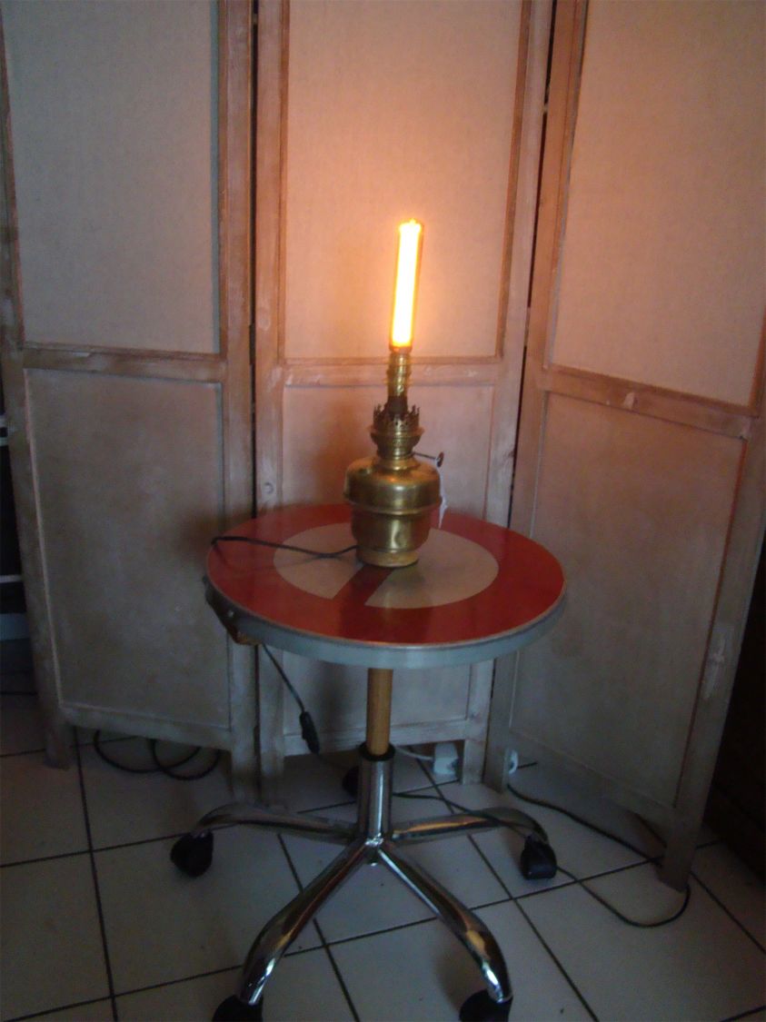 Candeeiro de latão de parafina estilo EDISON 