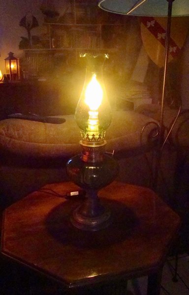 L&acirc;mpada de petr&oacute;leo GREEN LANTERN 