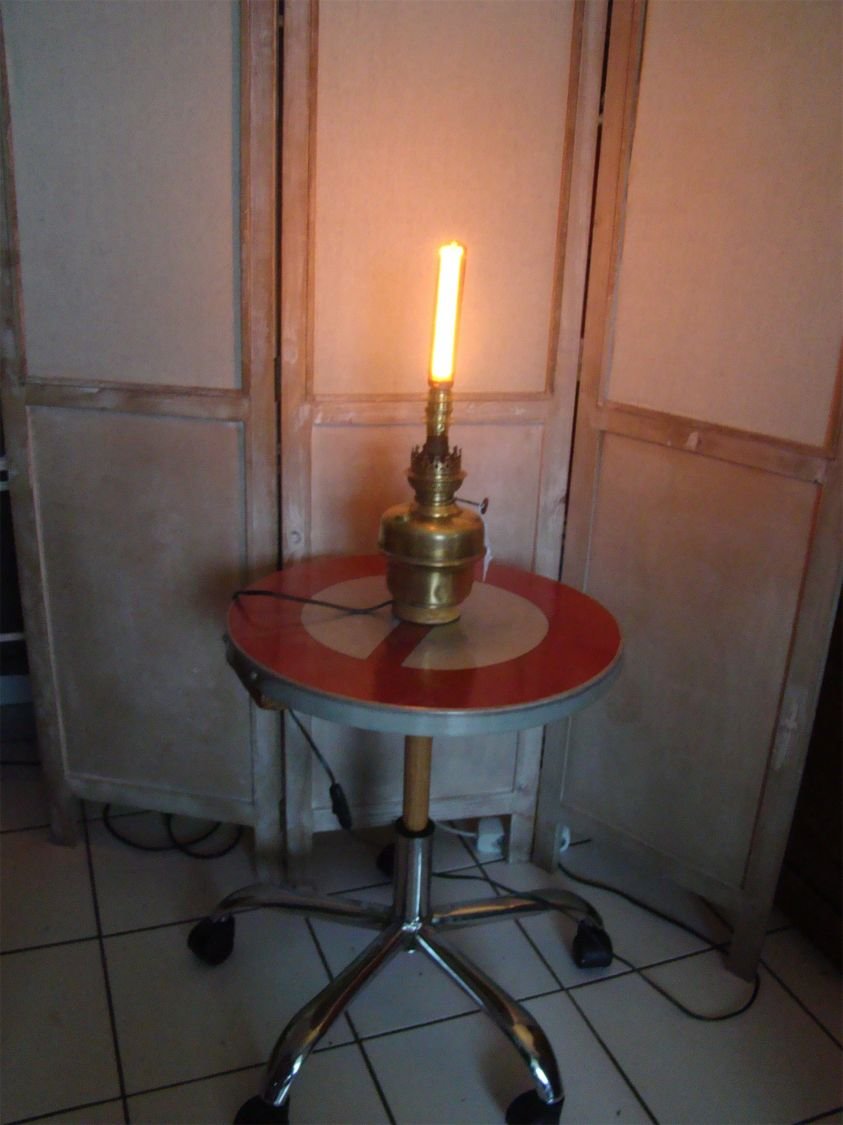 Candeeiro de latão de parafina estilo EDISON 