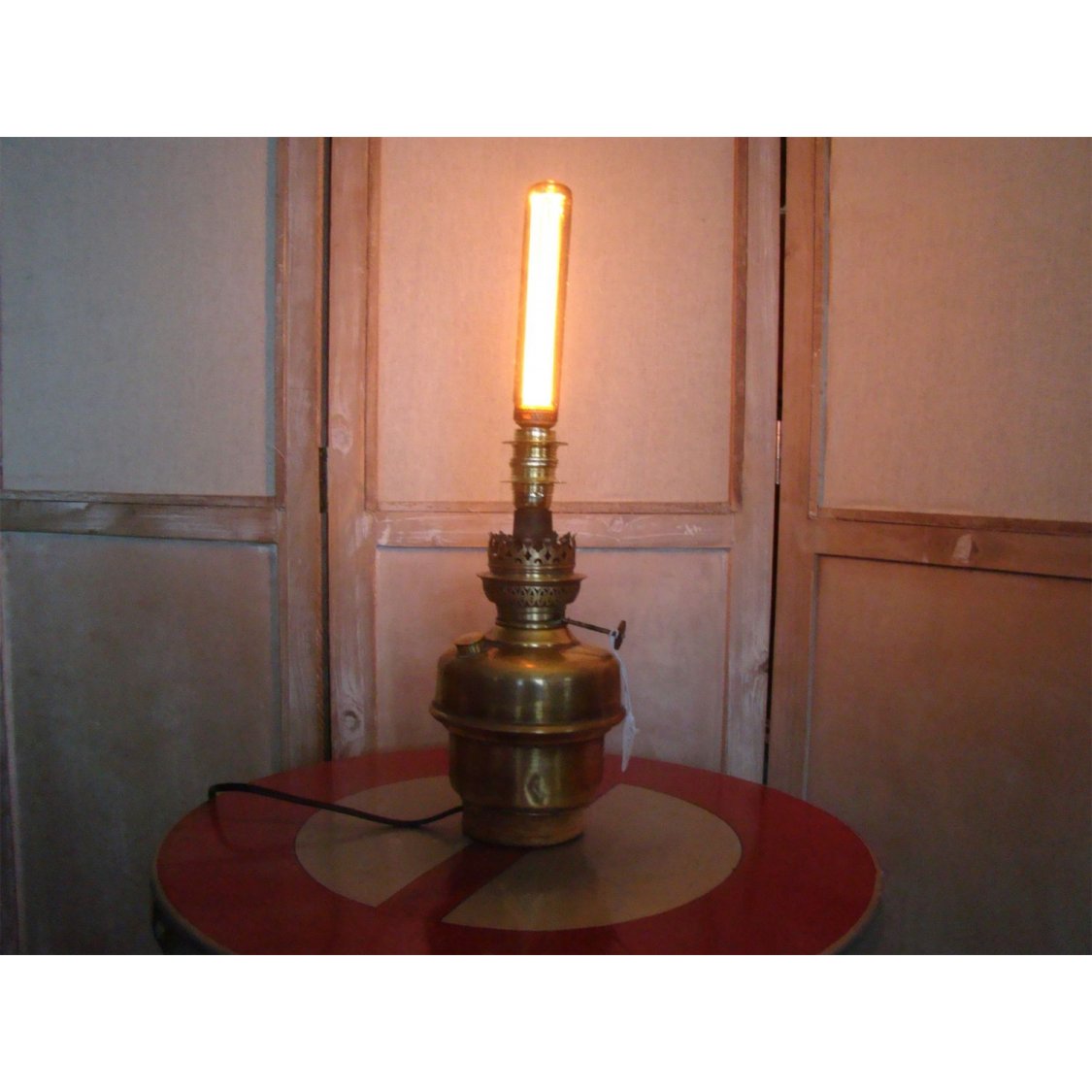 Candeeiro de latão de parafina estilo EDISON 
