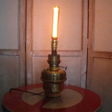 Candeeiro de latão de parafina estilo EDISON 