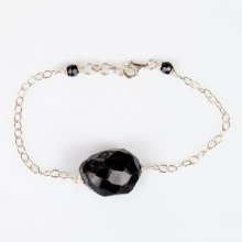 Pulseira 'My Precious in Black Onyx' Silver 925