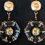 Boucles d'oreilles en kit Cabochons Somerset Valentinit