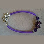 Kit Bracelet Tube Violet cristal Swarovski