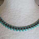 Collier en kit Pip turquoise