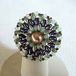 Bague en kit parure Coquet Violet Vert