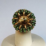 Livelove Ring Kit Verde & Ouro