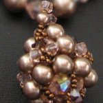 Pingente Swarovski Kit Mauri Pêssego