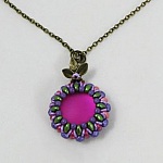 Kit pendentif Queensland Violet fuchsia