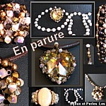 Pendentif en kit coeur White Dorado