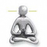 Conta metálica de ioga 18 mm