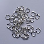 Anneaux argentés 7 mm x 50 