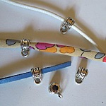 Fechos de charme de estrela de prata Pequeno x 5