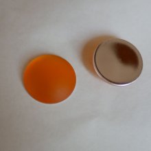 Cabochon Luna Topázio macio de 24mm de diâmetro