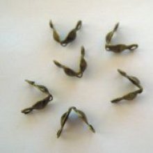 Tampa de arco em bronze dourado de 4mm x6