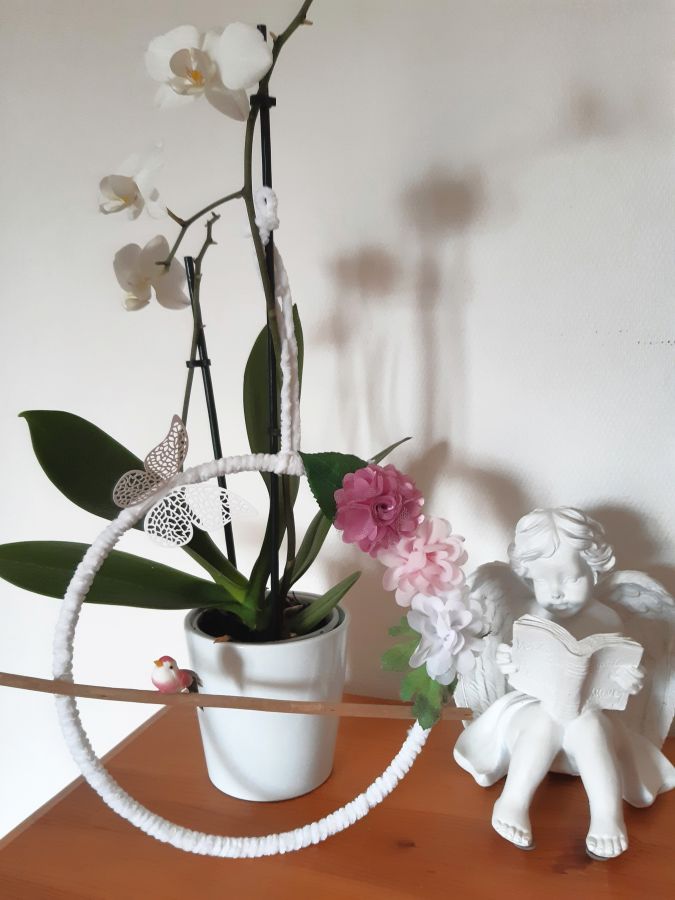 Decoração em lã macia