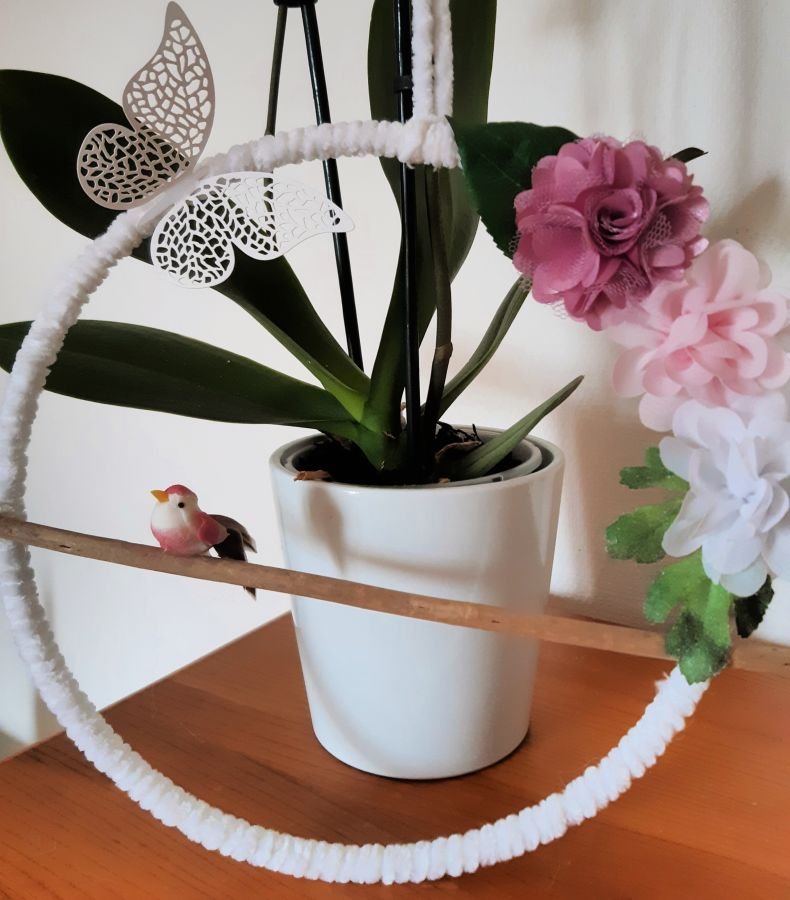Decoração em lã macia