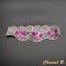 Conjunto de Almofada de Casamento Pink Silk ORCHIDEE 