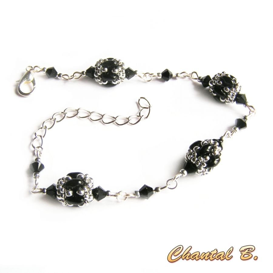 brincos de casamento swarovski pérola de cristal swarovski e contas de vidro prateado