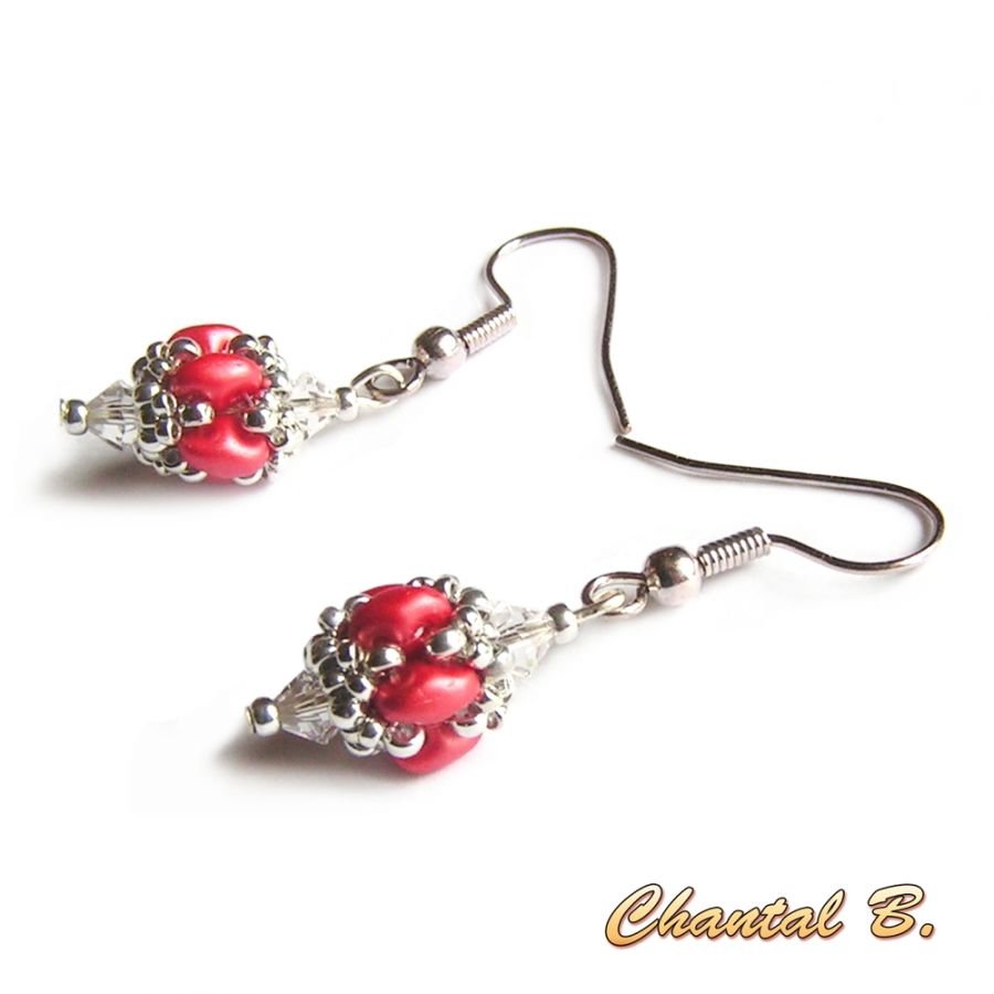 bracelete de cristal swarovski com pérolas brancas e pérolas de vidro tecidas em prata