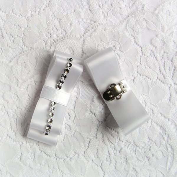 pulseira de rendas guipura branca de casamento rom&acirc;ntico acess&oacute;rio