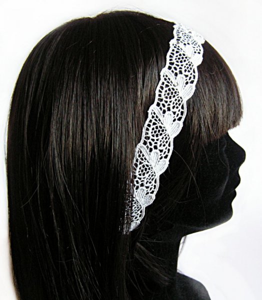 pulseira de rendas guipura branca de casamento rom&acirc;ntico acess&oacute;rio