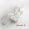 fita de noiva com renda branca e fita de cabelo de strass