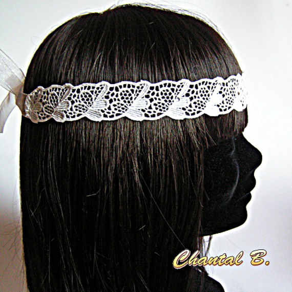 fita de noiva com renda de marfim e rhinestone renda antiga