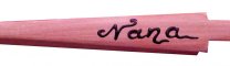 Um grande leque desenhado à mão e pintado à mão, personalizado com renda "L'orquidée