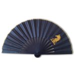 Ventilador de algodão unisexo pintado à mão. 'Cavaleiro' 19cm