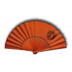 Nova colecção de zodíaco, mini ventilador de algodão pintado à mão. 'Leo'.