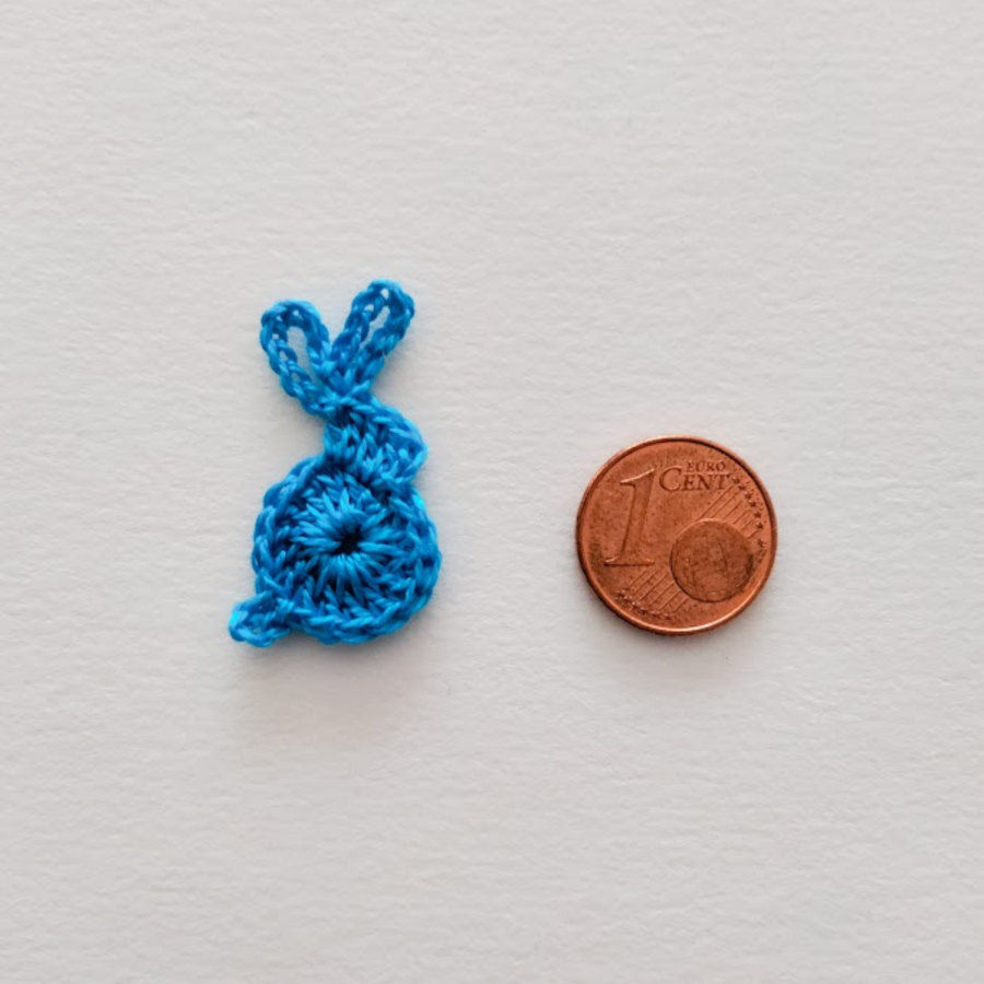 Appliqué Little Rabbit Appliqué "Electric Blue