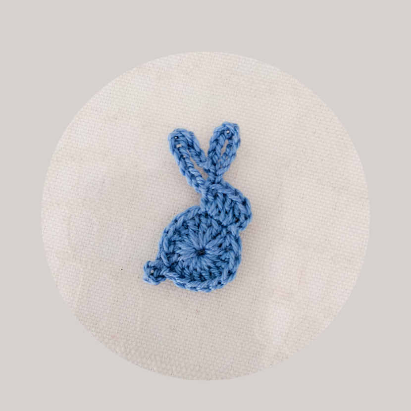 Appliqué Little Rabbit Appliqué "Lavanda Azul