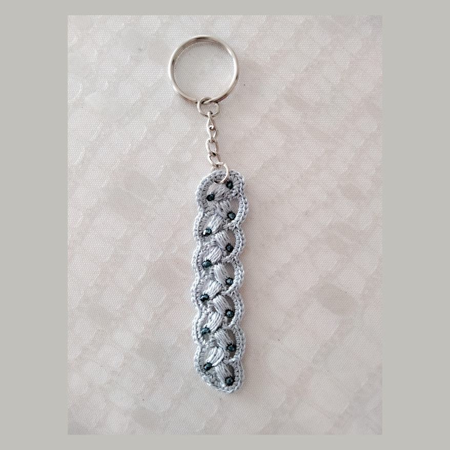 Porta-chaves refinado e feminino