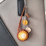 Mandala' jóia de bolsa Chocolate