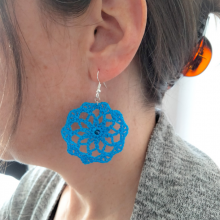 Renda grande "Electric Blue