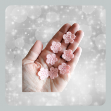 Sidonie - Flor Pale Pink Applied Flower