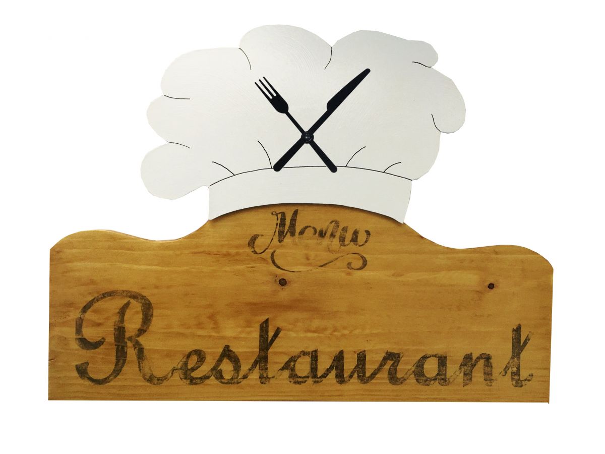 Relógio restaurante la toque du chef sapin