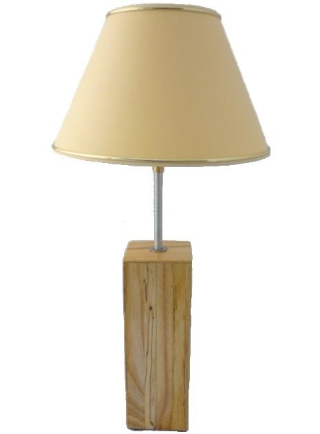 Lâmpada de Mesa 56 Cm, Madeira Nobre : Cinzas, Bétula Marmorizada