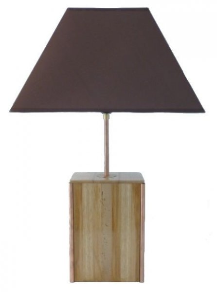 Lâmpada de Mesa 63 Cm, Madeira Nobre : Castanha, Carvalho, Nogueira