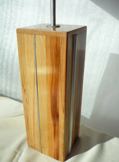 Lâmpada de Mesa 76 Cm, Madeira Nobre : Ameixa, Cerejeira, Sequóia, Faia