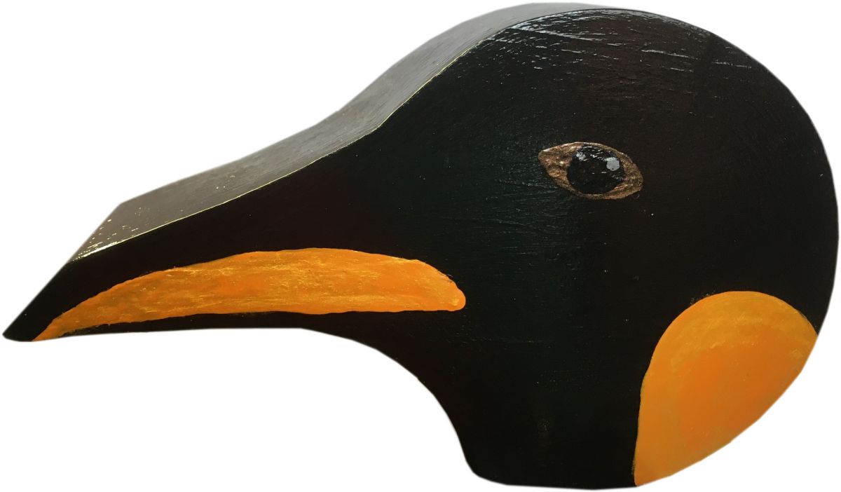 "O porta-toalha de papel de pinguim 