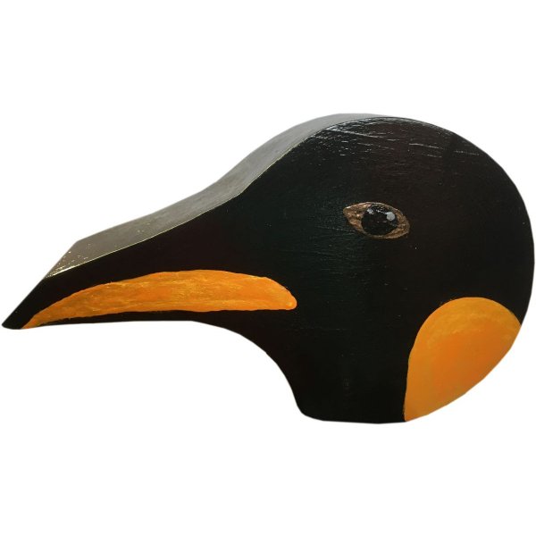 "O porta-toalha de papel de pinguim 
