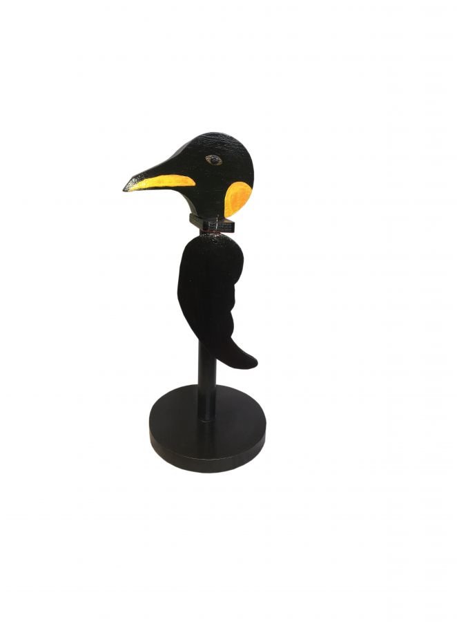 "O porta-toalha de papel de pinguim 