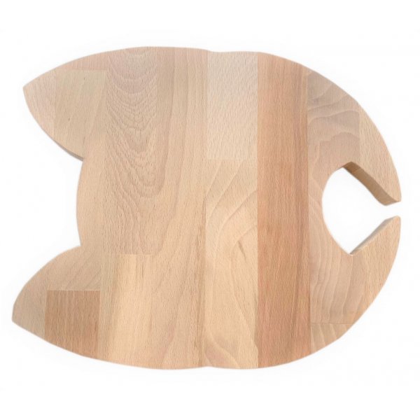 Planche &agrave; d&eacute;couper sp&eacute;cial ap&eacute;ro en bois de h&ecirc;tre naturel FSC model t&ecirc;te de chat