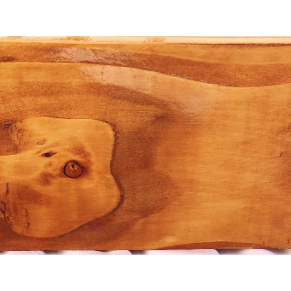 Grande cabide rectangular de parede de toro com espelho